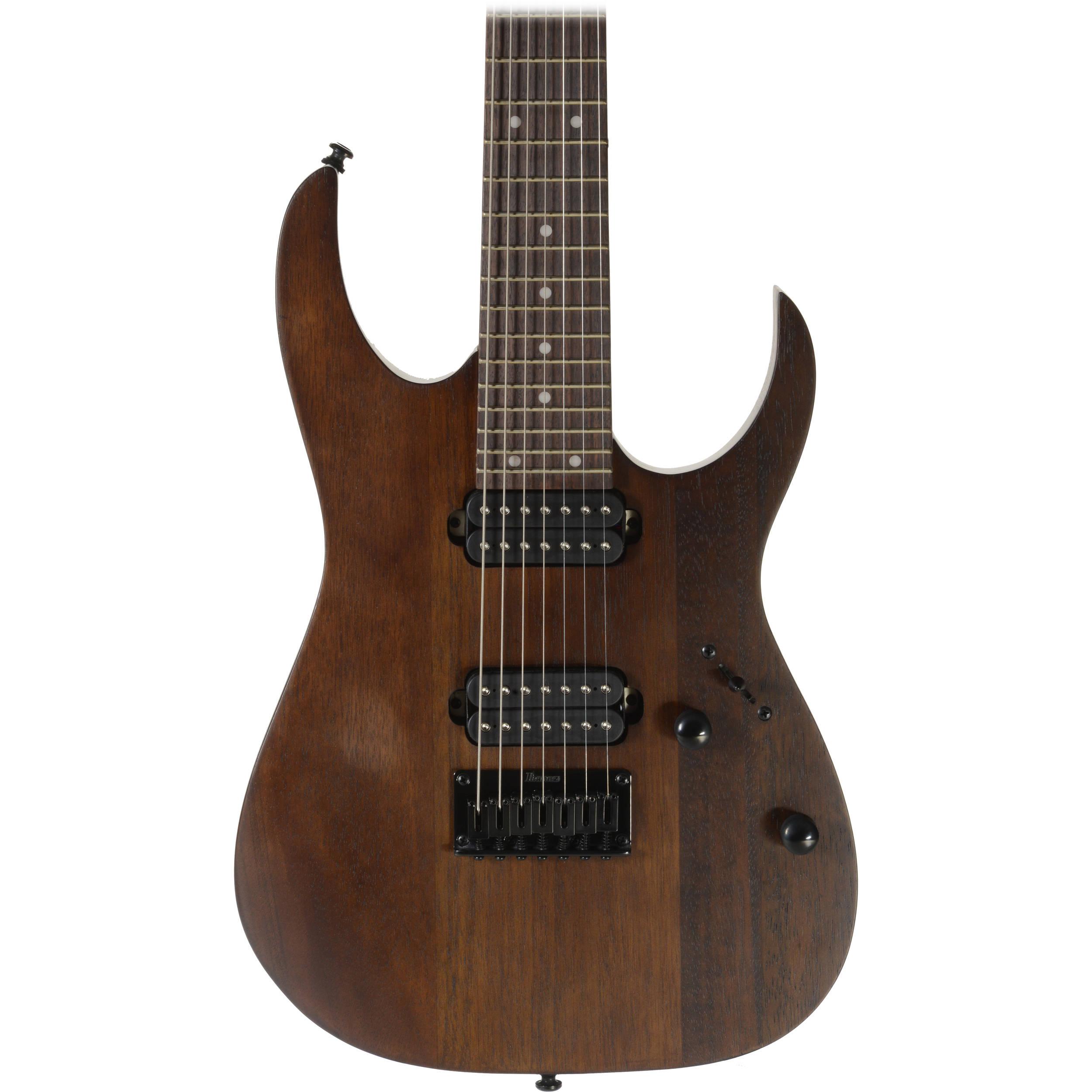 Ibañez - Guitarra Eléctrica RG de 7 cuerdas, Color: Nogal Mate Mod.RG7421-WNF_69