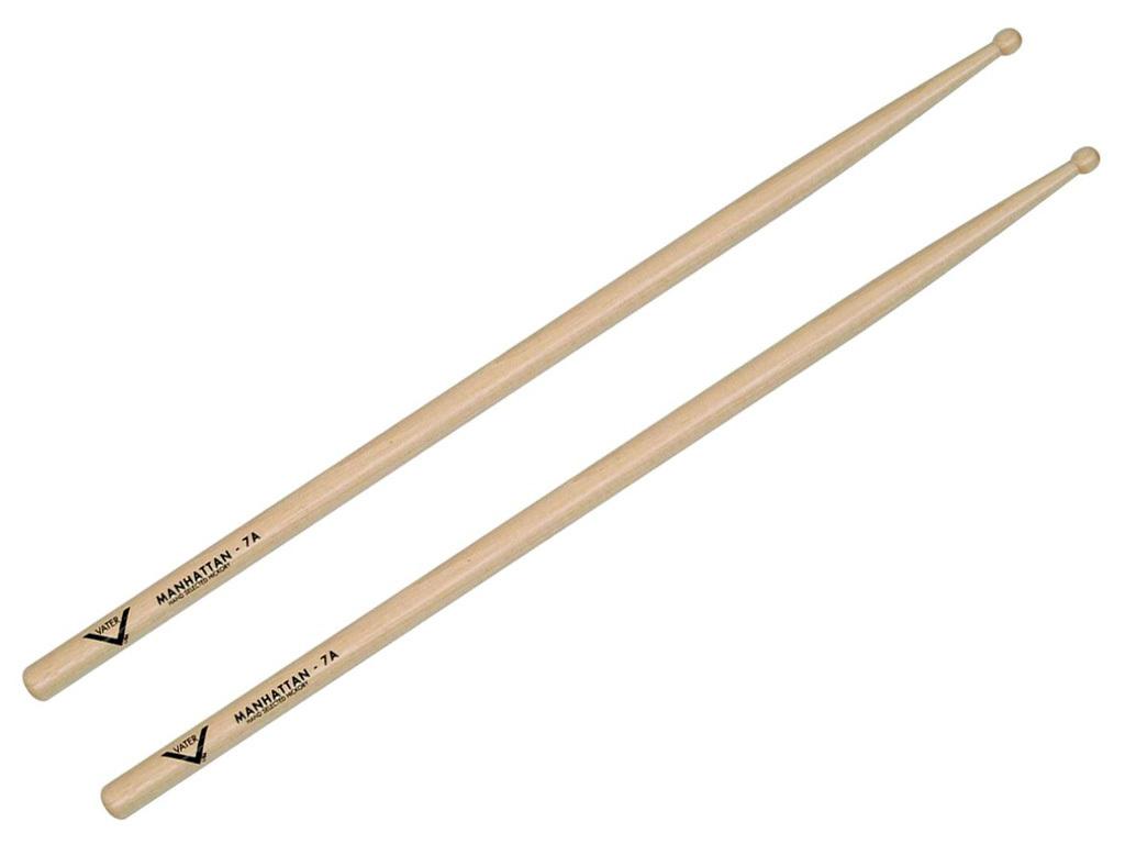 Vater - Baquetas Hickory Manhattan 7A, Punta: Madera Mod.VH7AW_55