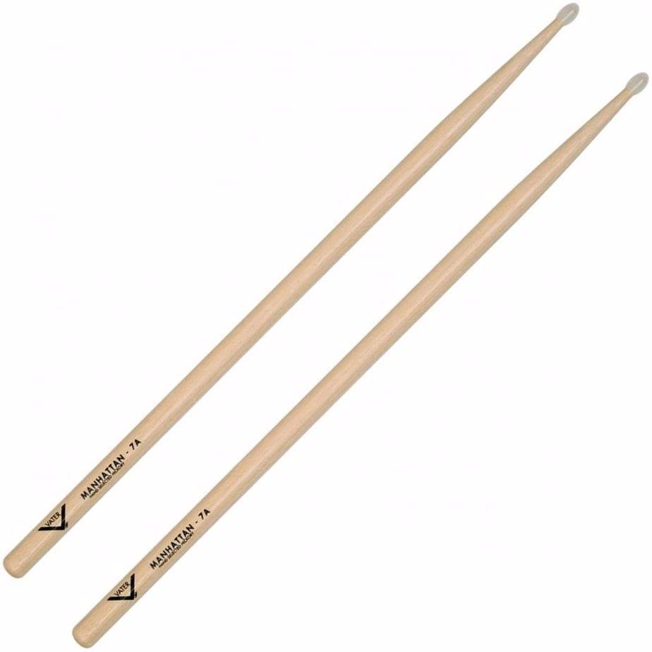 Vater - Baquetas Hickory Manhattan 7A, Punta: Nylon Mod.VH7AN_56
