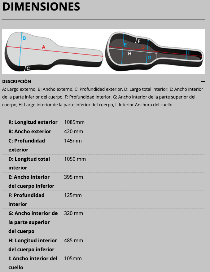 Ibañez - Funda para Guitarra Clásica Mod.ICB541