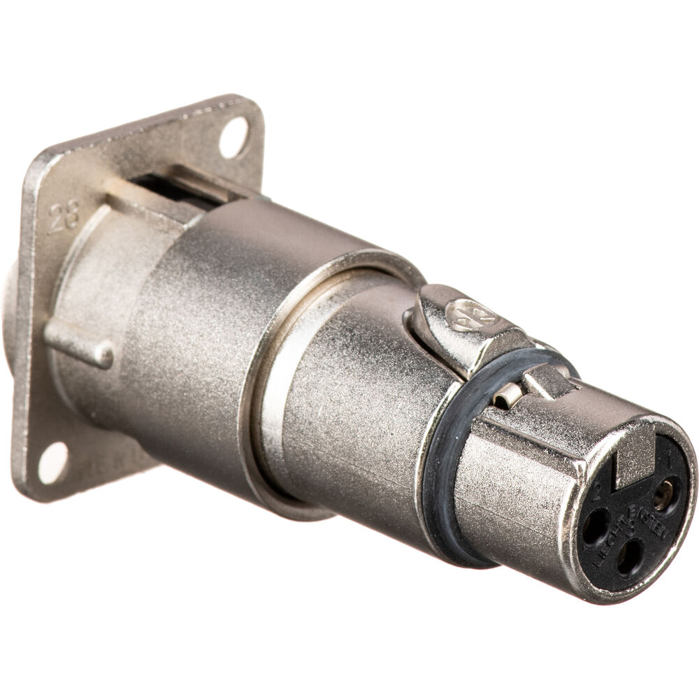 Neutrik - Adaptador XLR Macho a XLR Hembra De 3 Polos Mod.NA3MDF_2