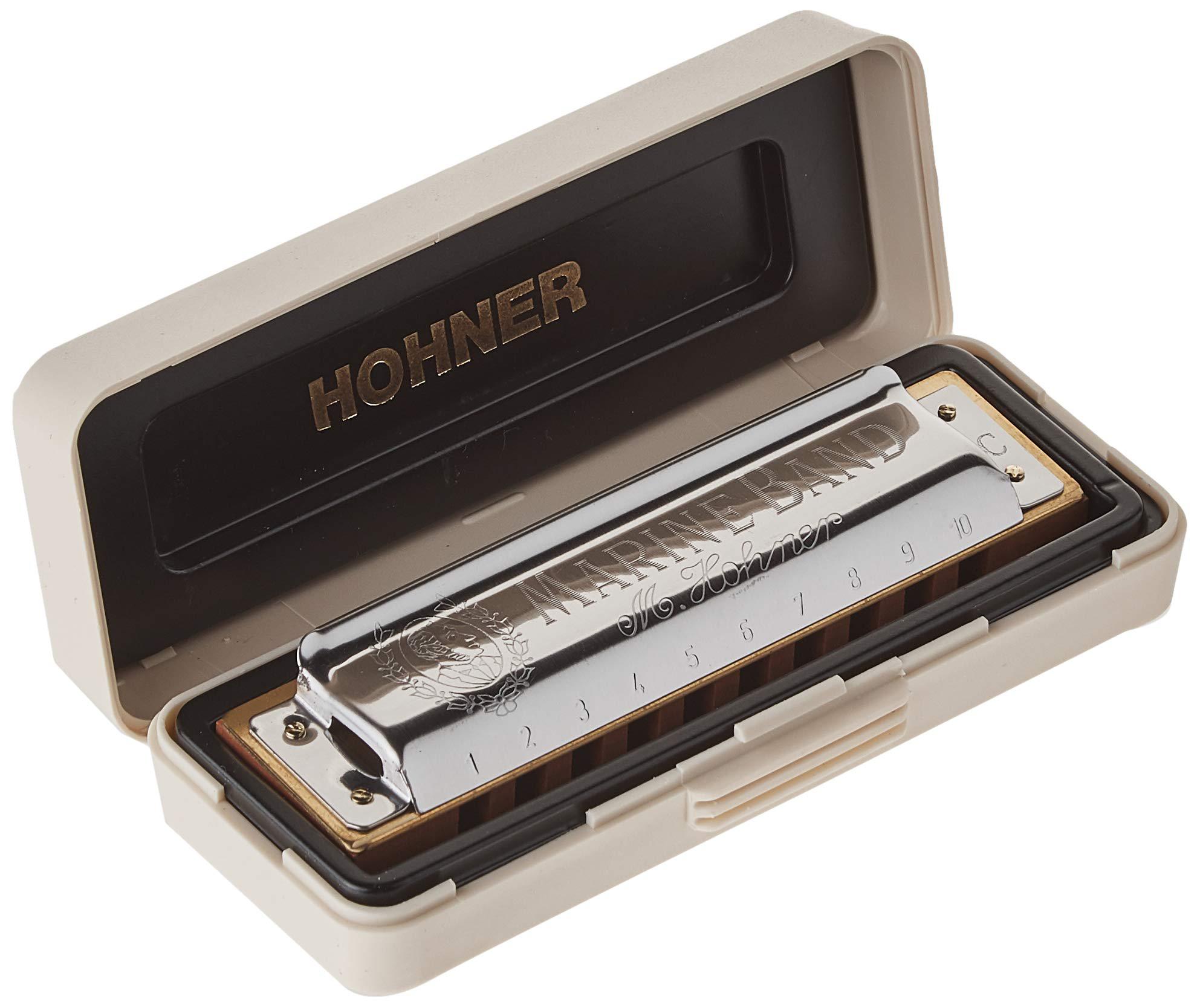 Hohner - Armonica Mi-Mayor ''Marine Band'', 1896 Plateada Diatonica Mod.M1896056X_31
