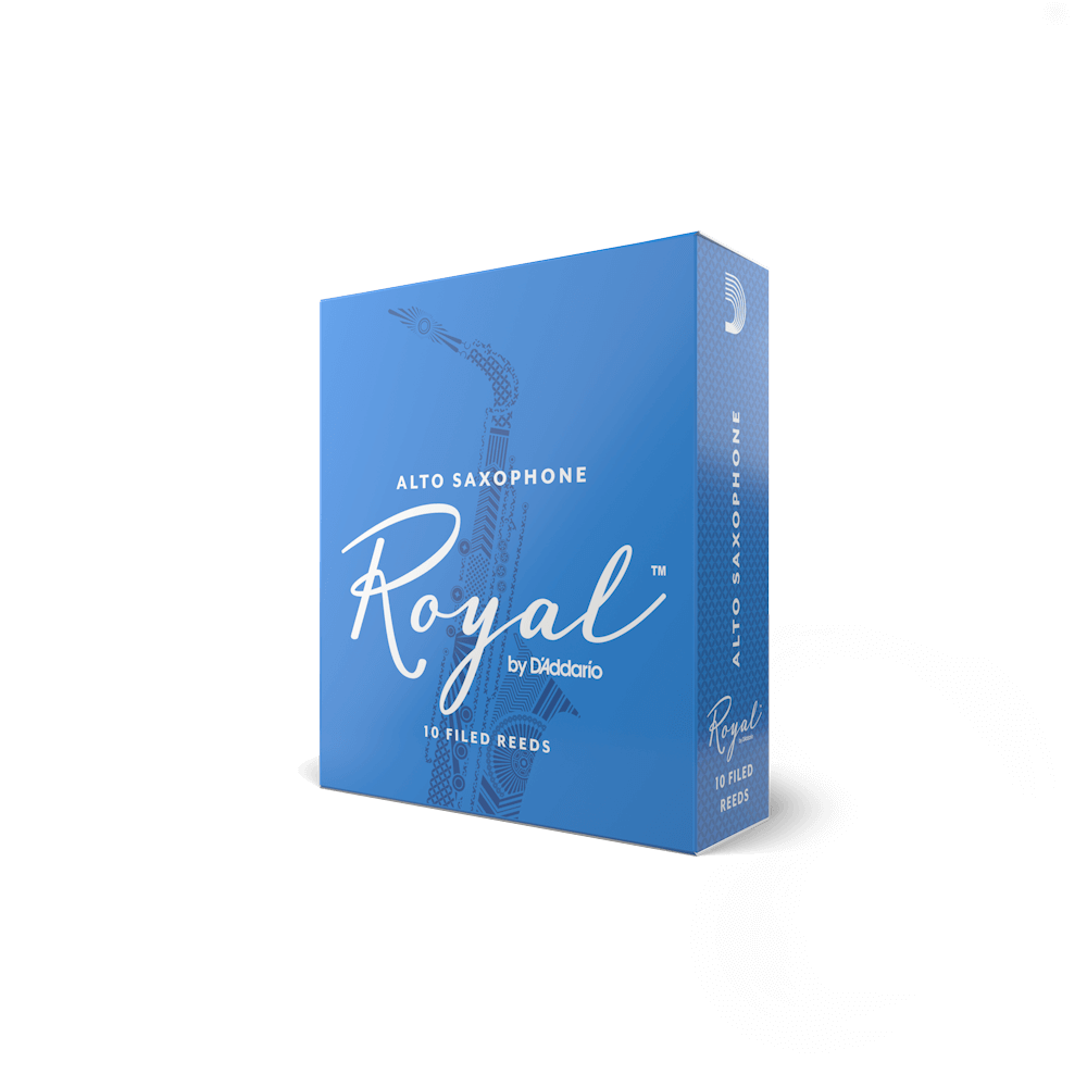 D'Addario - 25 Cañas Rico Royal para Saxofón Alto, Medida: 2 1/2 Mod.RJB0125-B25_46