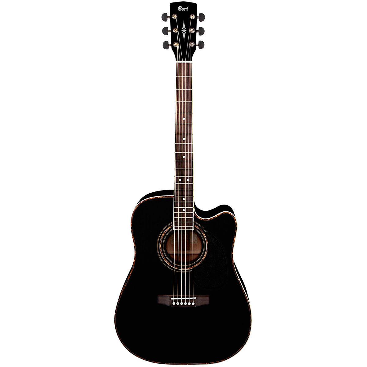 Cort - Guitarra Electroacústica AD880-CE, Color: Negro con Funda Mod.AD880-CE BK_39