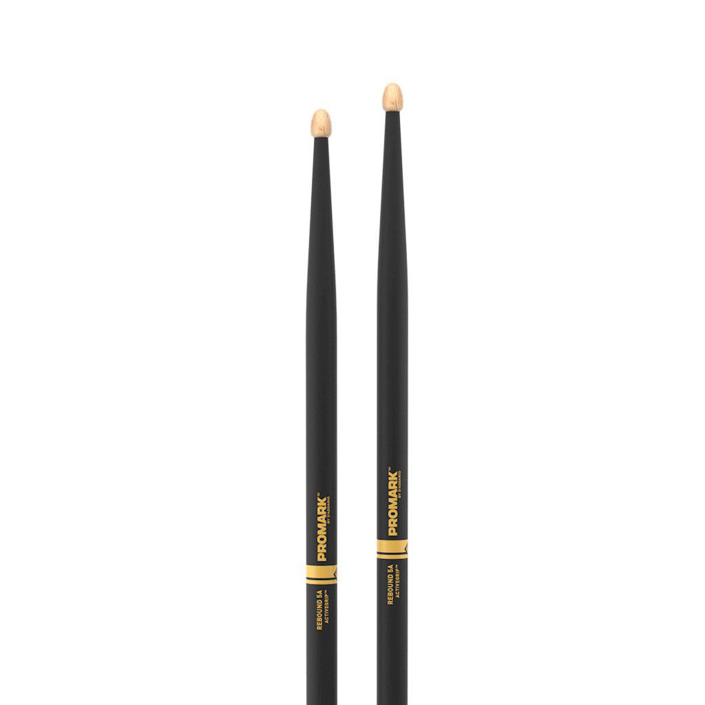 Promark - Baqueta Rebound Activegrip 5A Punta de Madera Mod.R5AAG_22