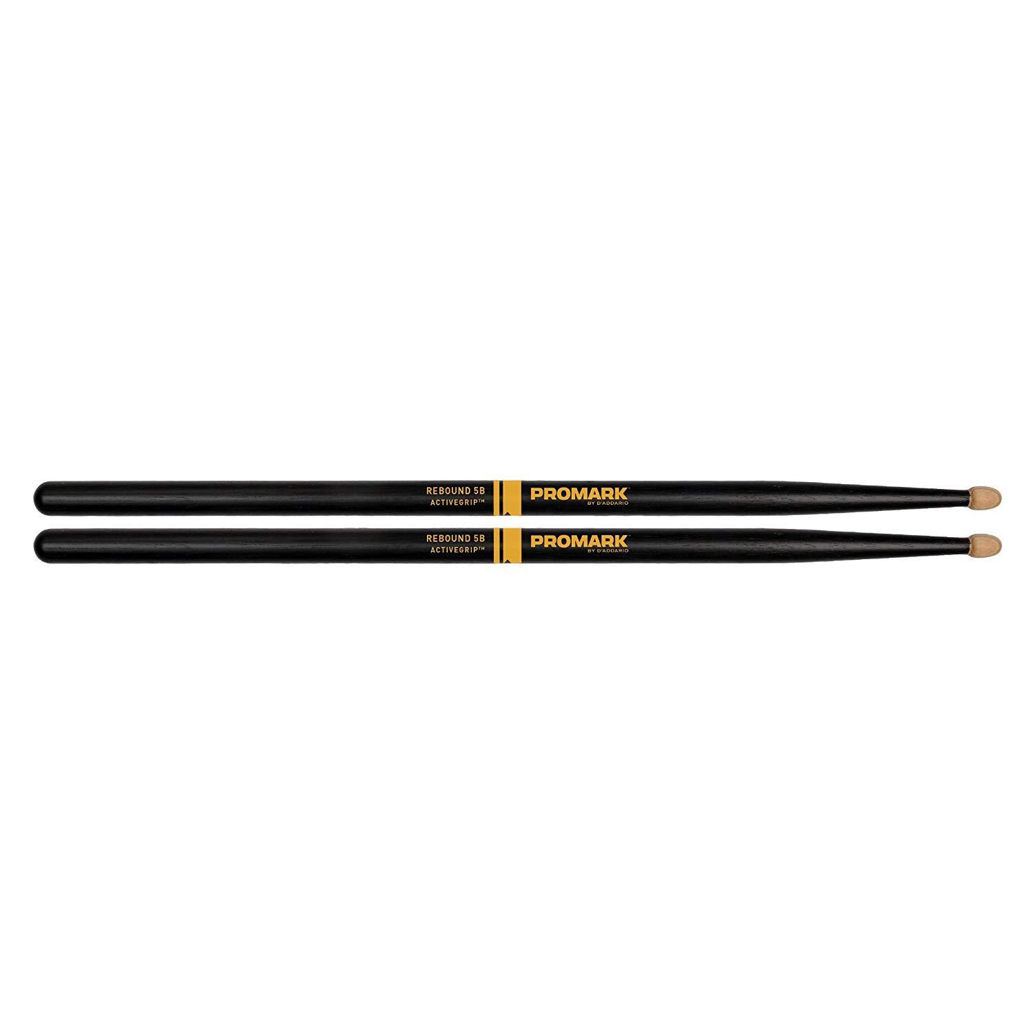 Promark - Baqueta Rebound Activegrip 5B Punta de Madera Mod.R5BAG_25
