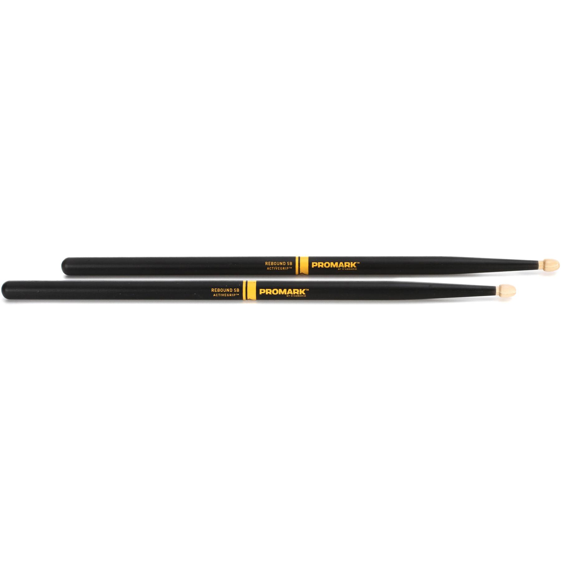 Promark - Baqueta Rebound Activegrip 5B Punta de Madera Mod.R5BAG_29