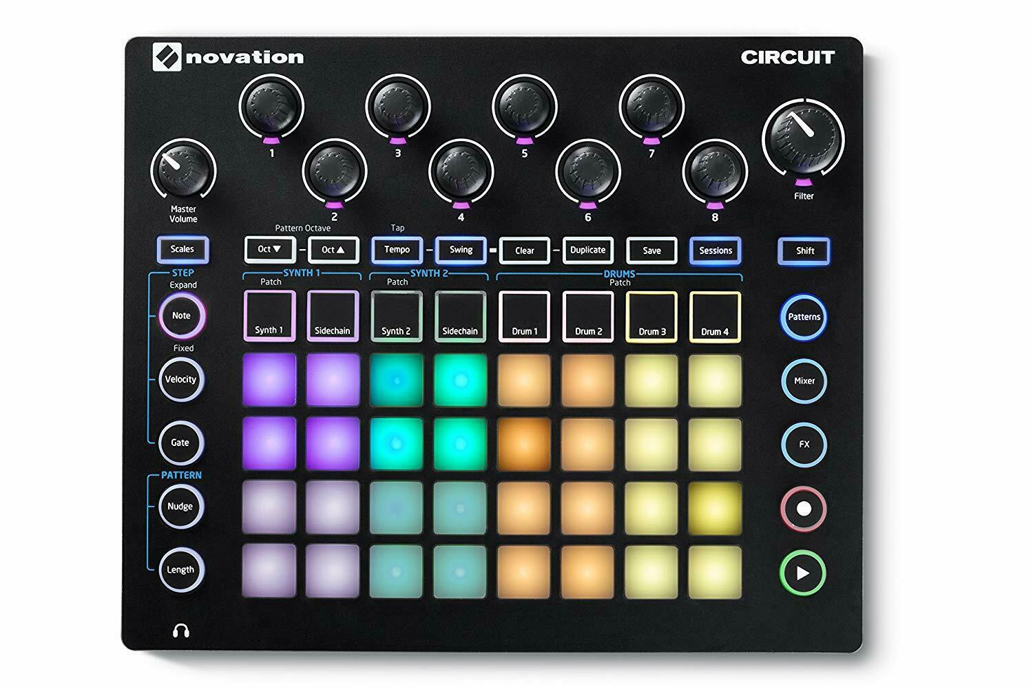 Novation - Caja de Ritmos Sintetizador Circuit Mod.NOVSYNTH04_115