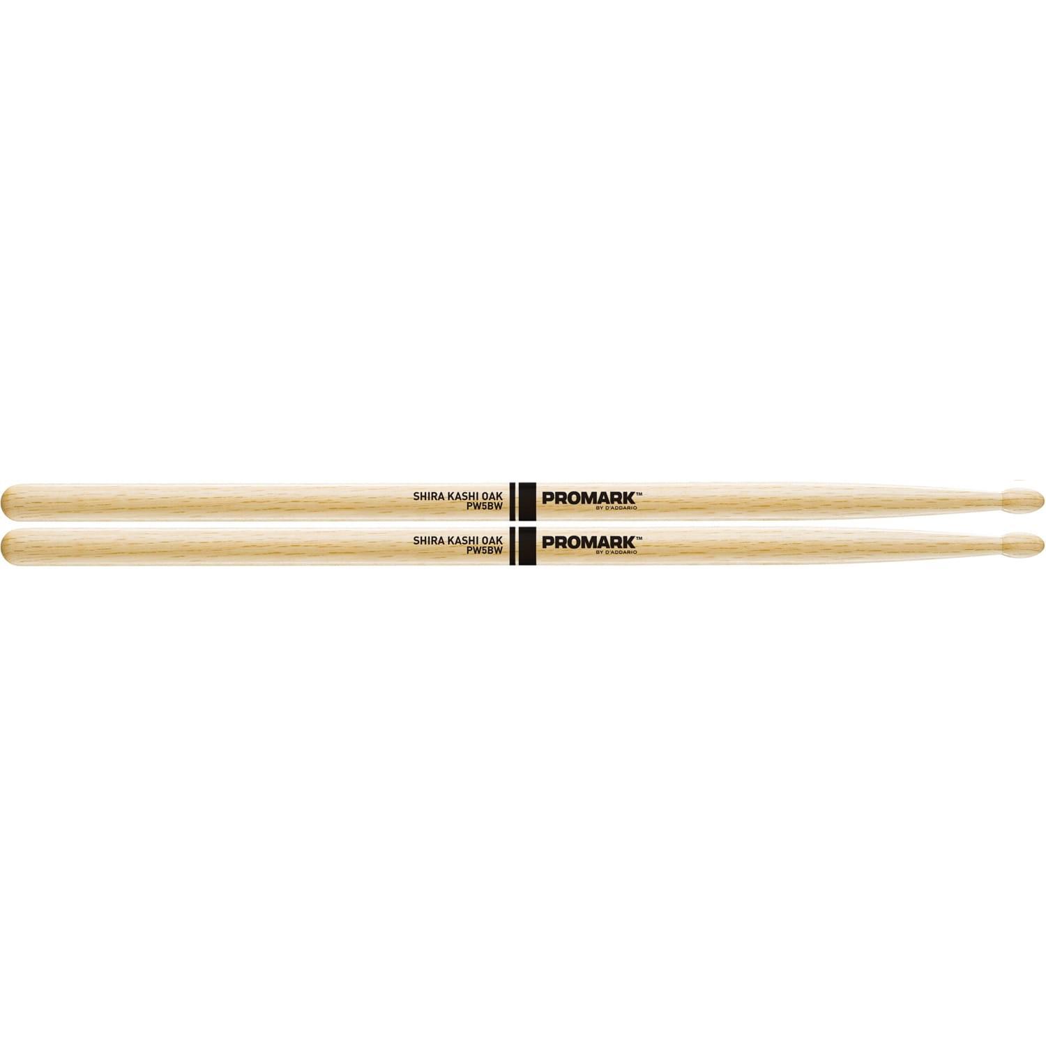 Promark - Baqueta 5B de Roble Punta de Madera Mod.PW5BW_7