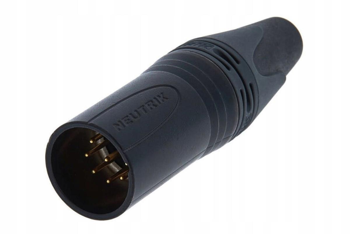 Neutrik - Conector XLR Macho de 7 Polos Serie XX Contactos en Oro Mod.NC7MXX-B_48