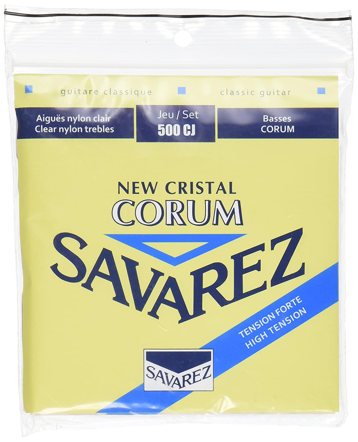 Savarez - Encordado New Cristal Corum Tension Alta para Guitarra Clásica Mod.500CJ_216