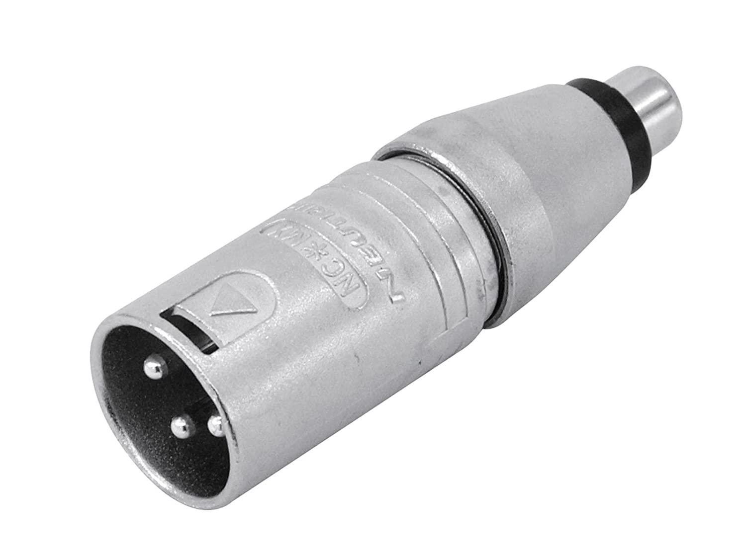 Neutrik - Adaptador XLR Macho 3 Pines a RCA Hembra Mod.NA2MPMF_353