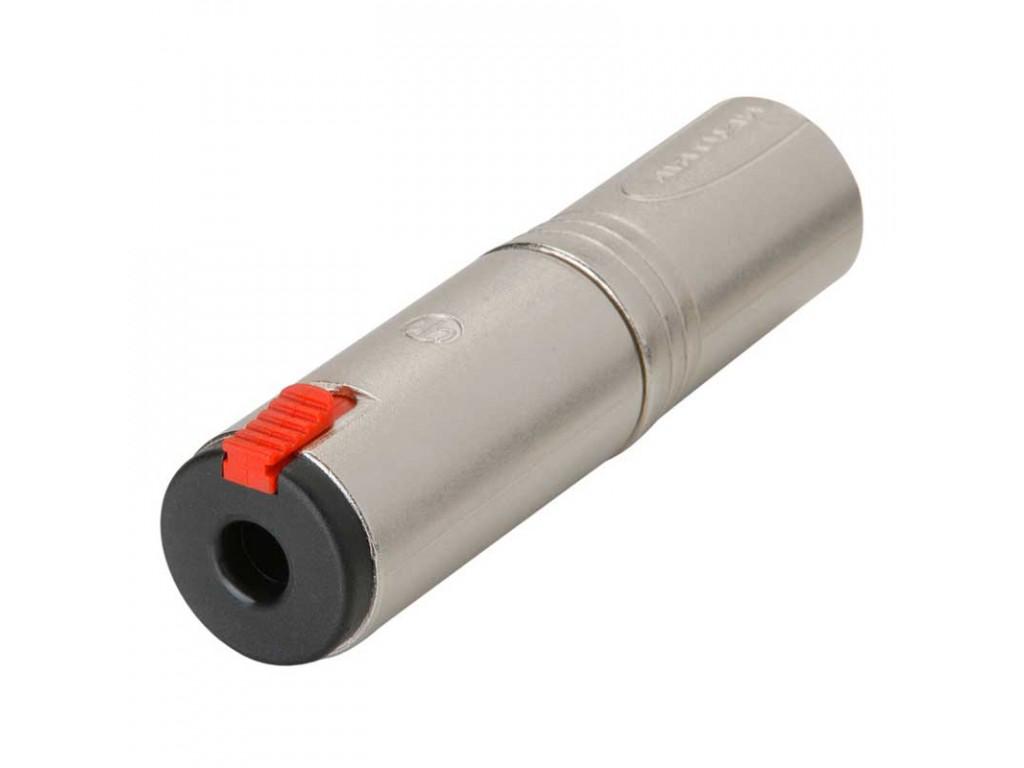 Neutrik - Adaptador XLR Macho 3 Pines a Jack Estereo TRS Mod.NA3MJ_368