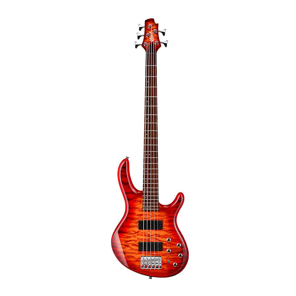 Cort - Bajo Eléctrico Action, Color: Rojo Sombreado Mod.Action DLX V PLUS CRS_2