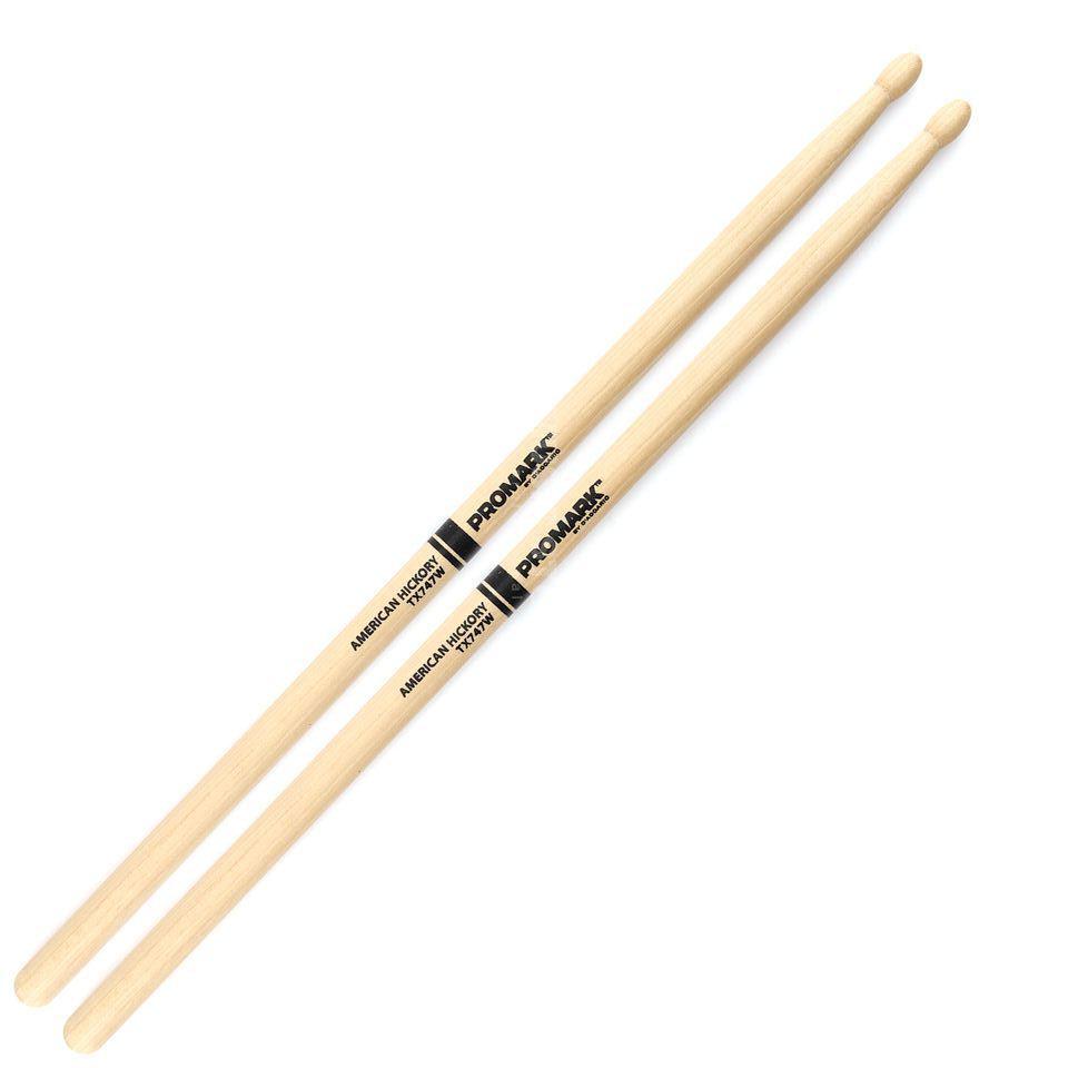 Promark - Baquetas Neil Peart de Roble, Punta :Madera Mod.PW747W_50