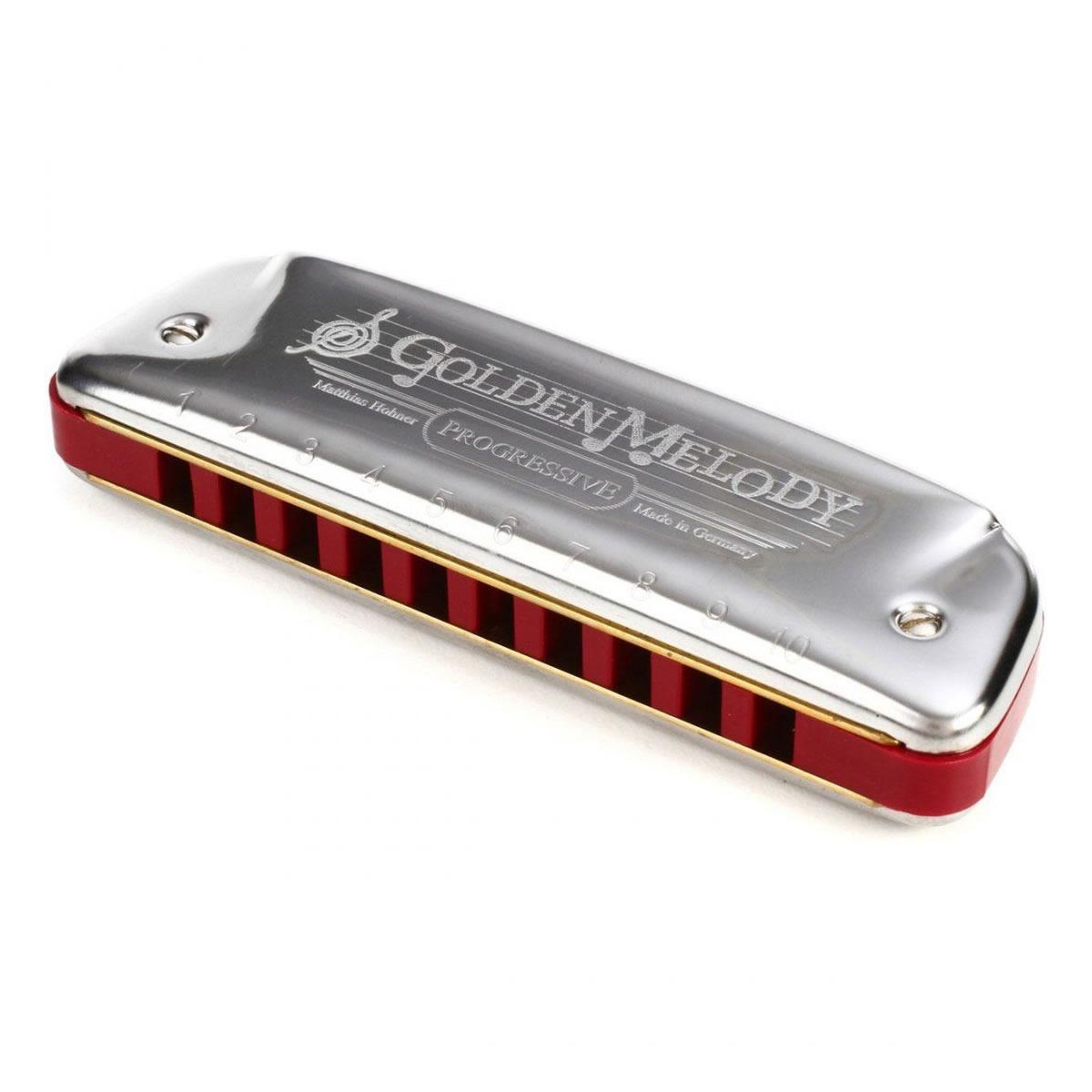 Hohner - Armónica Golden Melody en Fa Mayor 542/20 Mod.M542066X_74