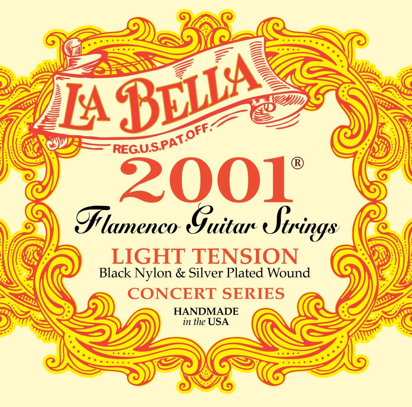 La Bella - Encordado para Guitarra Flamenca 2001, Nylon Ten M Mod.2001FLAM_2