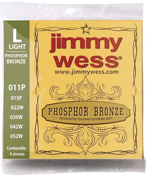 Jimmy Wess - Encordado para Guitarra Acustica, Bronce 11-052 Mod.WB11