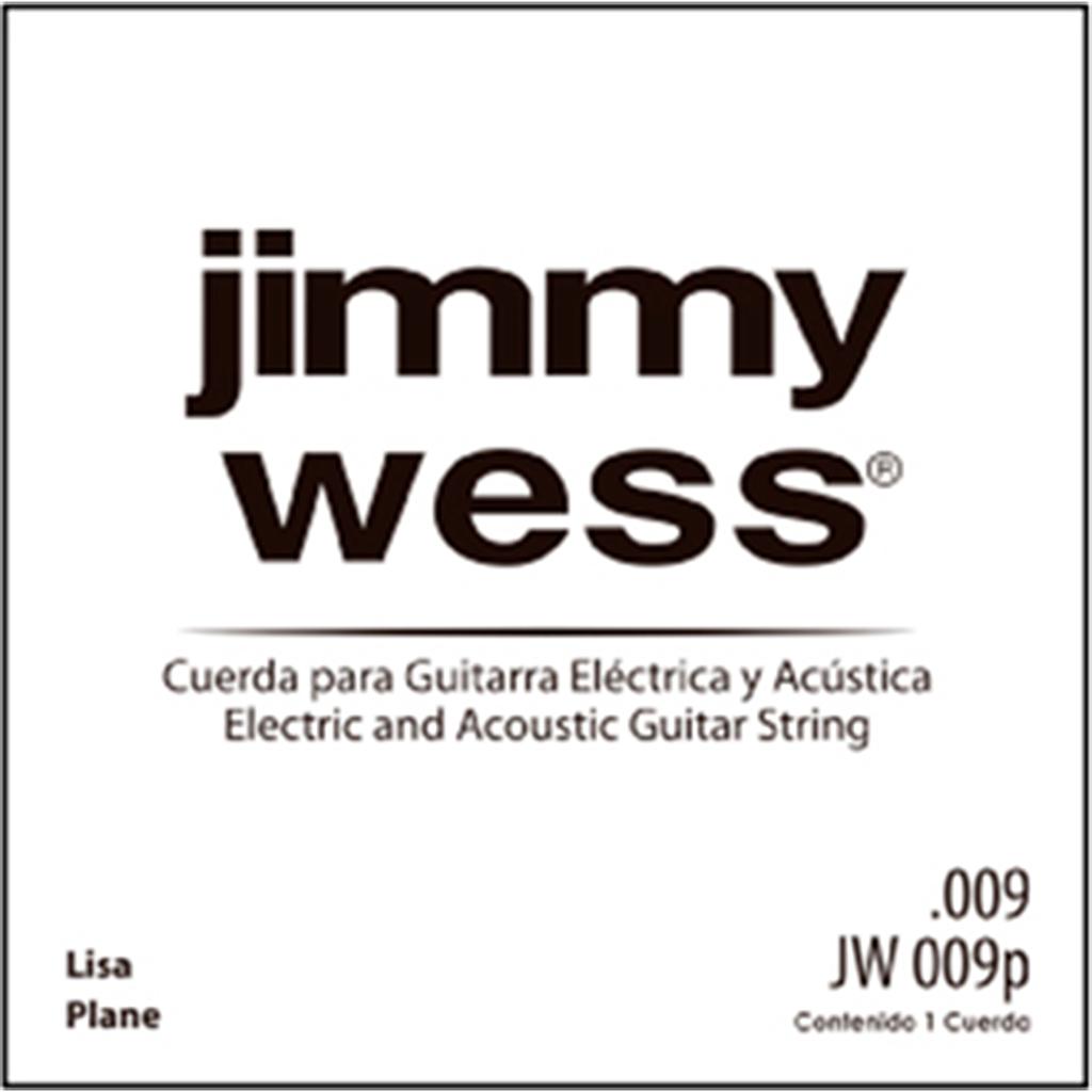 Jimmy Wess - 12 Cuerdas 1A para Guitarra Acústica ó Eléctrica, Material: Acero Calibre: .009 Mod.JW-009P(12)