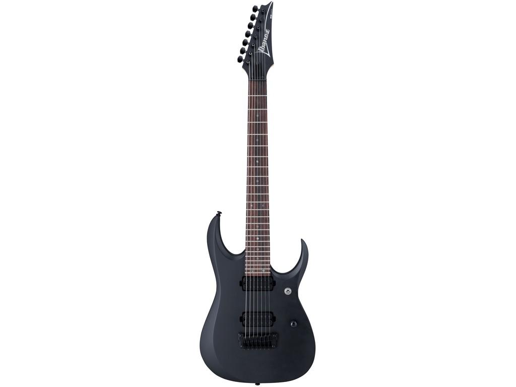 Ibañez - Guitarra Eléctrica RGD, Color Negra Mate de 7 Cuerdas Mod.RGD7421-BKF