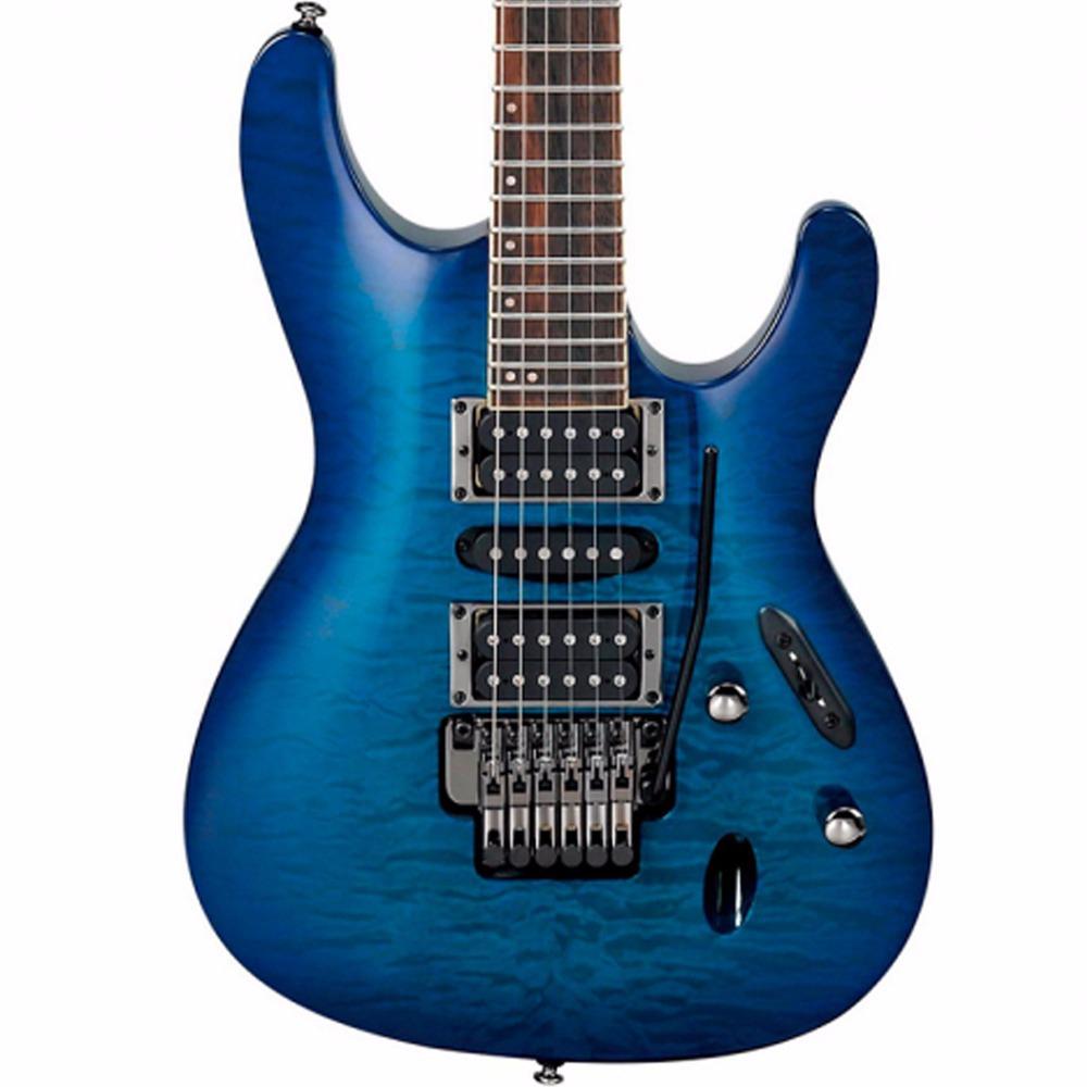 Ibañez - Guitarra Eléctrica S, Color: Azúl Sombra Mod.S670QM-SPB