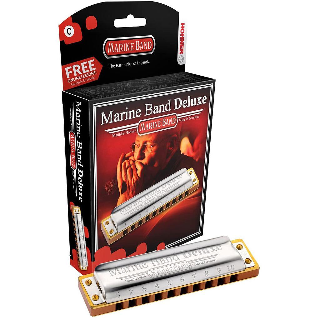 Hohner - Armónica Marine Band Deluxe en Sol Mayor Mod.M200508X
