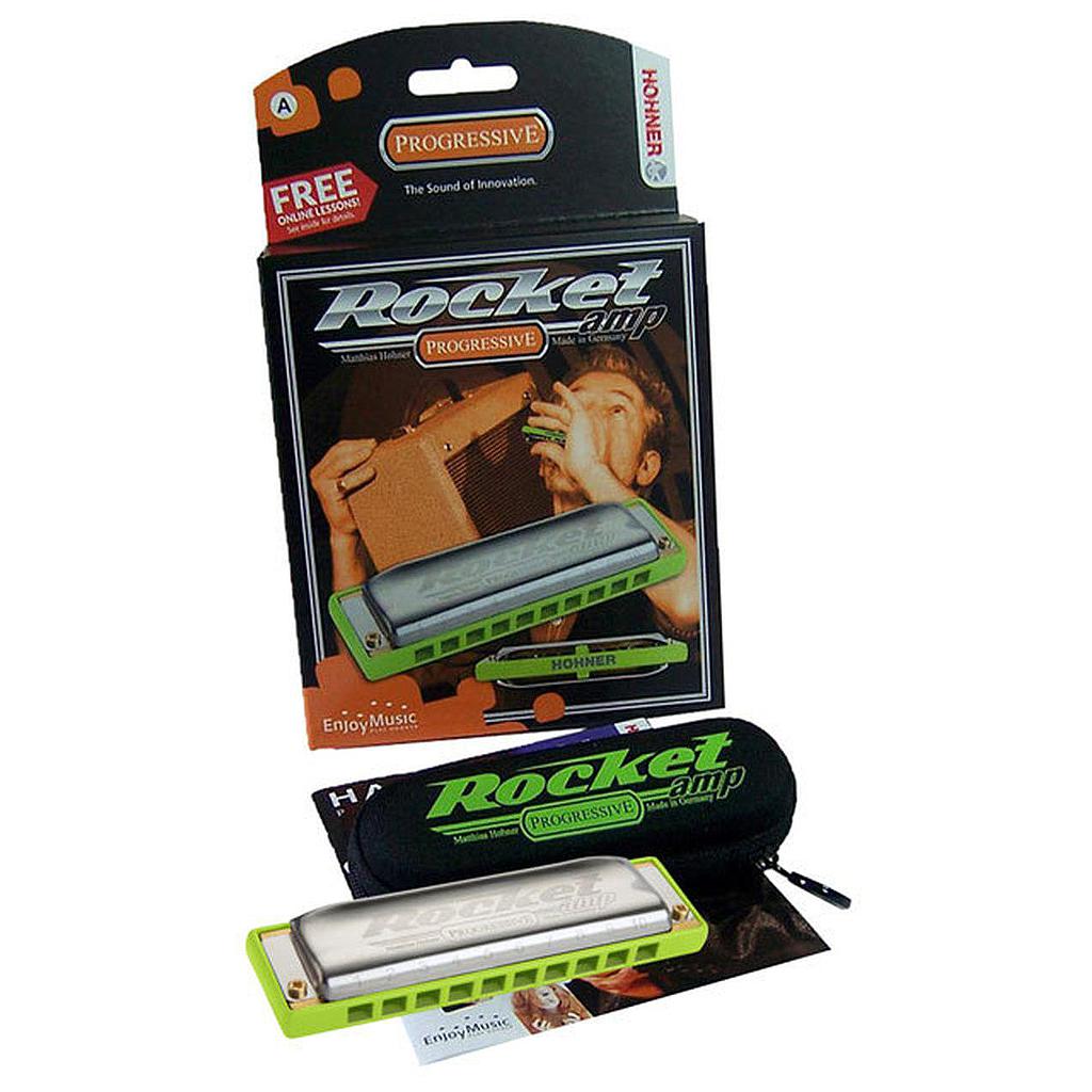 Hohner - Armónica Rocket Amp en Si Bemol Mayor Mod.M2015116X