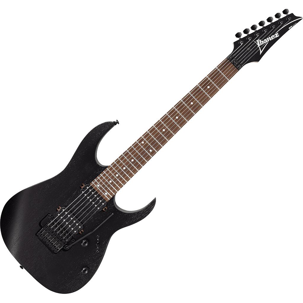 Ibañez - Guitarra Eléctrica RG de 7 cuerdas, Color: Negro Veteado Mod.RG7420Z-WK