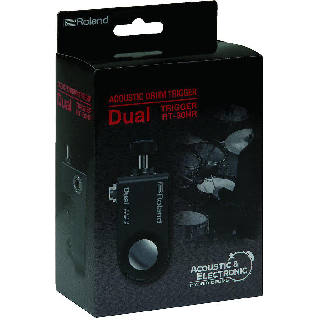 Roland - Trigger (Disparador) de Doble Sensor Para Bateria Acústica Mod.RT-30HR
