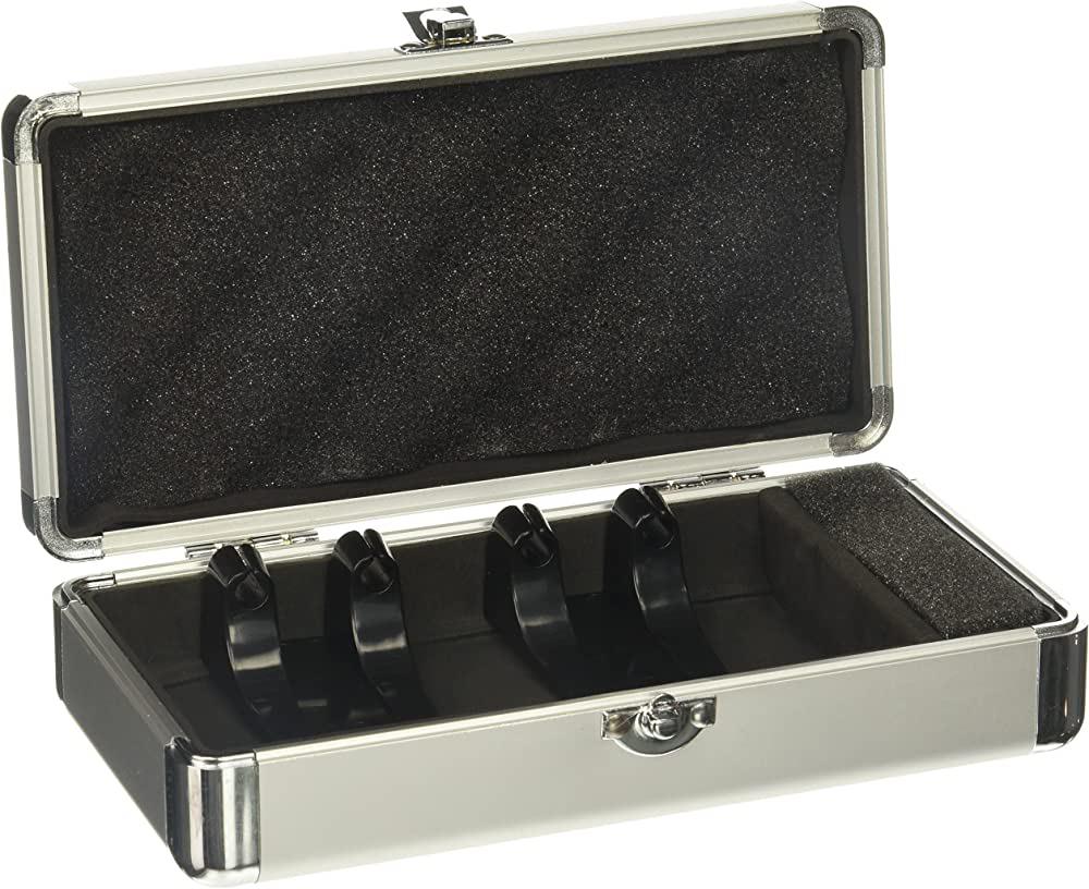 Odyssey - Estuche para 4 Fonocaptores, Color: Plata Mod.KCC4PR2SL