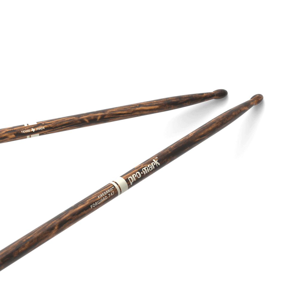 Promark - Baquetas Forward 747 Firegrain Hickory, Punta: Madera Mod.TX747W-FG