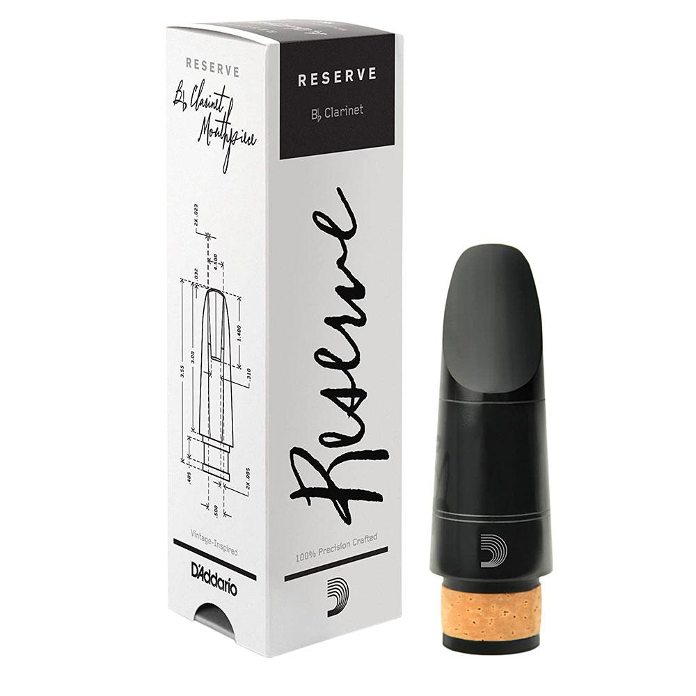 D'Addario - Boquilla Reserve para Clarinete Sib X0 Mod.MCR-X0