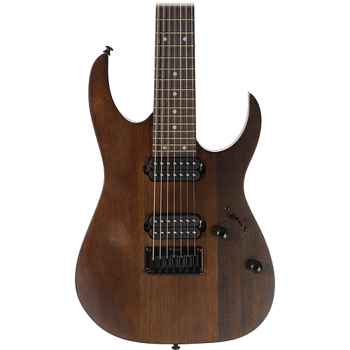 Ibañez - Guitarra Eléctrica RG de 7 cuerdas, Color: Nogal Mate Mod.RG7421-WNF_69