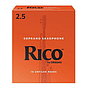 D'Addario - 10 Cañas Rico para Saxofón Soprano, Medida: 2 1/2 Mod.RIA1025_22