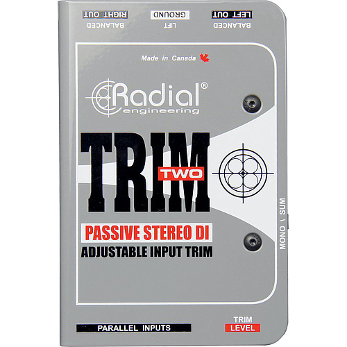 Radial - Caja Directa Pasiva Estéreo Mod.TRIM TWO_69