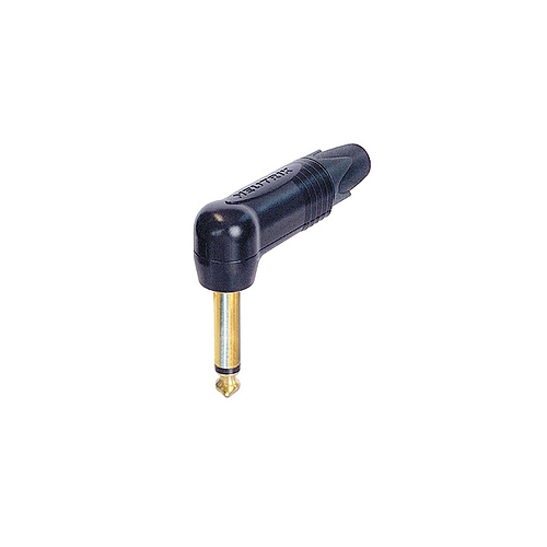 Neutrik - Plug Mono de 1/4 con Angulo de 90°, Contacto en Oro Mod.NP2RX-B_62