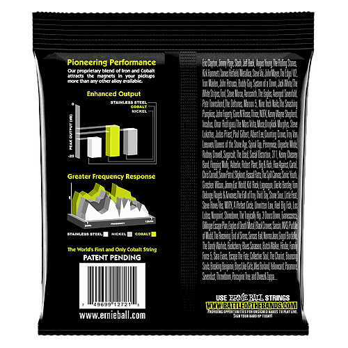 Ernie Ball - Encordado Regular Slinky para Guitarra Eléctrica de 7 Cuerdas, Calibre: 10-56 Mod.2728_95