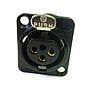 Neutrik - Conector XLR 3 Polos Hembra Serie D Contactos en Plata Mod.NC3FD-L-BAG-1_13