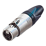 Neutrik - Conector XLR Hembra para Cable 3 Polos Serie XX Cromado Mod.NC3FXX_22