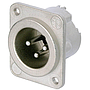 Neutrik - Conector XLR Macho de 3 Polos Serie D-LX Mod.NC3MD-LX_46