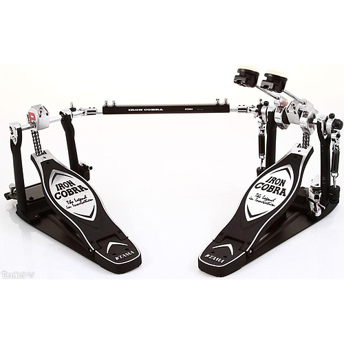 Tama - Pedal Doble para Bombo Iron Cobra con Estuche Mod.HP900PSWN_49