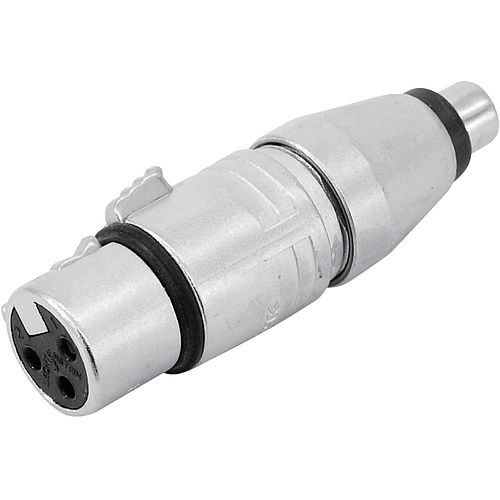 Neutrik - Adaptador XLR Hembra 3 Pines a Jack RCA Hembra Mod.NA2FPMF_60