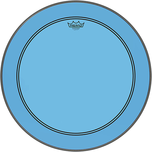Remo - Parche Colortone Powerstroke P3, Tamaño: 22" Color: Azúl Mod.P3-1322-CT-BU_181