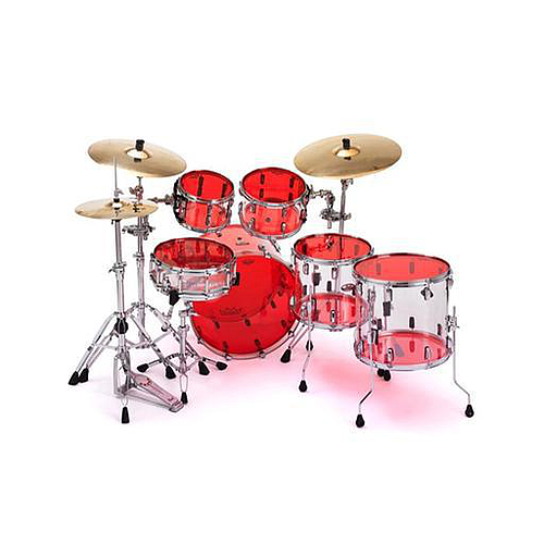 Remo - Parche Colortone Powerstroke P3, Tamaño: 22" Color: Rojo Mod.P3-1322-CT-RD_191