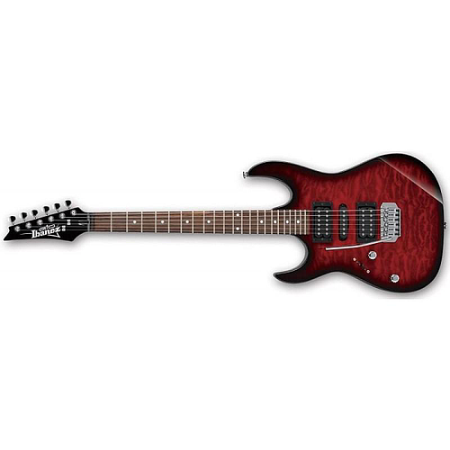 Ibañez - Guitarra Eléctrica RX Zurda, Color Roja Transparente Mod.GRX70QAL-TRB_62