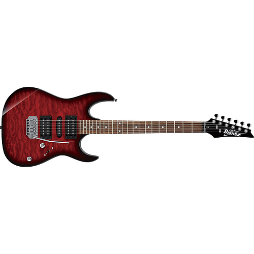Ibañez - Guitarra Eléctrica RX Zurda, Color Roja Transparente Mod.GRX70QAL-TRB_63