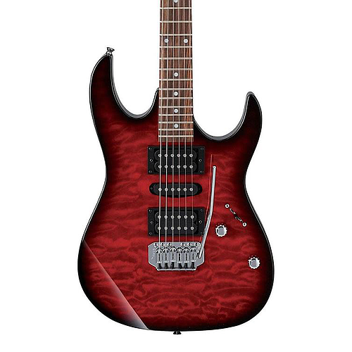 Ibañez - Guitarra Eléctrica RX Zurda, Color Roja Transparente Mod.GRX70QAL-TRB_65