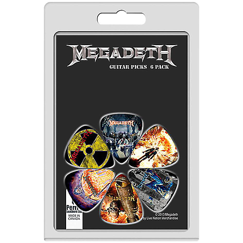 Perris - 6 Plumillas Megadeth Mod.LP-MD1_106