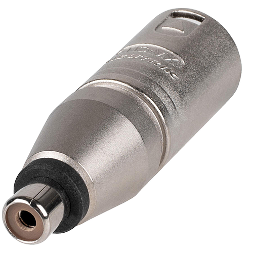 Neutrik - Adaptador XLR Macho 3 Pines a RCA Hembra Mod.NA2MPMF_354