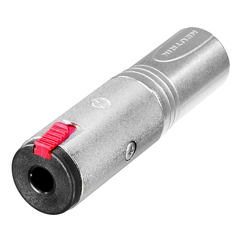 Neutrik - Adaptador XLR Macho 3 Pines a Jack Estereo TRS Mod.NA3MJ_367